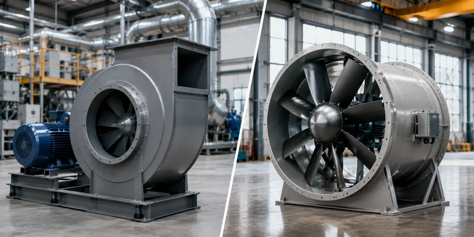 Centrifugal Blowers vs. Axial Fans: Selecting the Right Industrial Air Mover