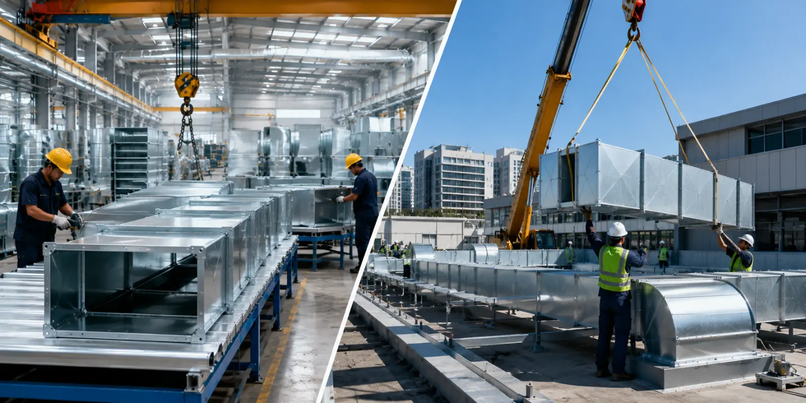 Why Modern HVAC Projects Are Switching to Pre-Fabricated Factory-Built Ductwork